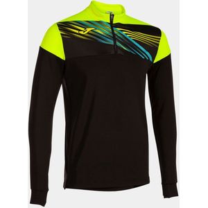Joma - Elite X - Sweatshirt - Zwart - Ademend - Halve Rits