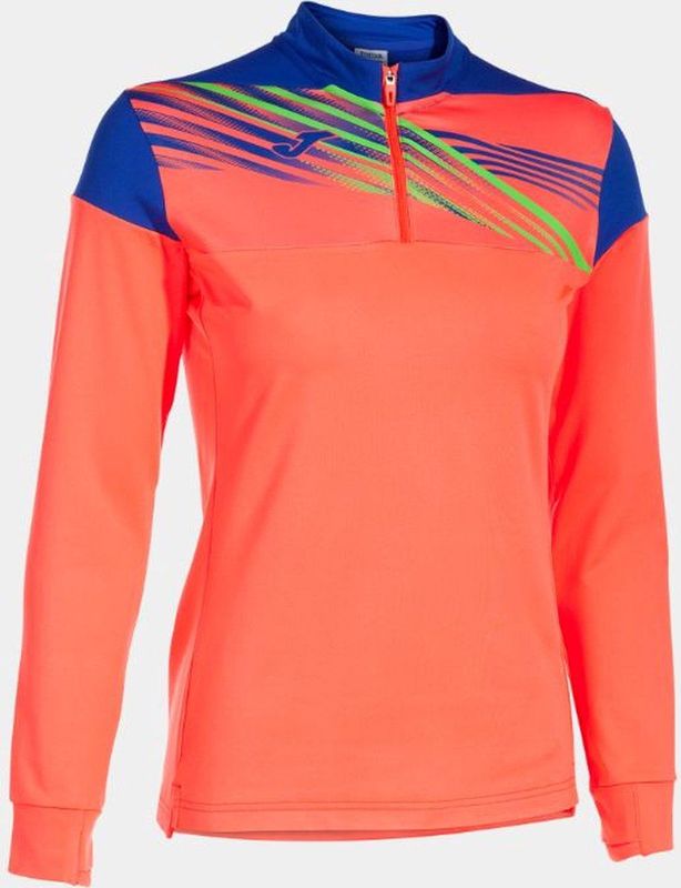 Joma - Elite X - Dames Sweatshirt - Hardloopshirt - Halve Rits
