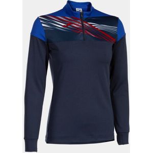 Joma - Elite X - Dames Sweatshirt - Halve Rits - Ademend - Stretchstof