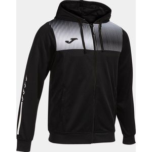 Joma - Eco Supernova Zip - Sweatshirt - Zwart-Wit - 2XL
