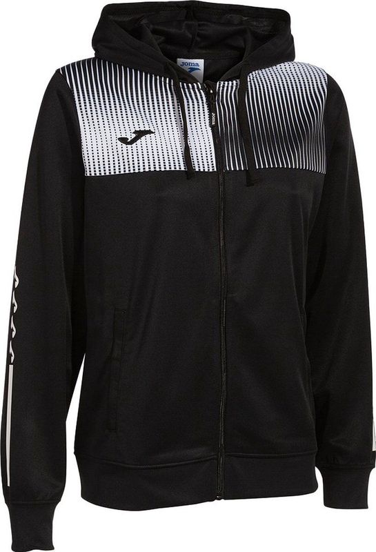 Joma Sweatshirt Met Rits Zwart Vrouw