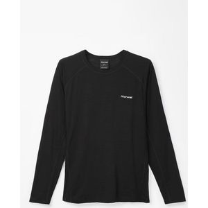Merino Wool - Long Sleeve T-Shirt - Zwart - 100% Merinowol