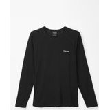 Merino Wool - Long Sleeve T-Shirt - Zwart - 100% Merinowol