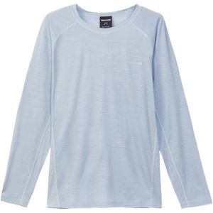 Nnormal - Merino T-shirt - Blauw - Lange Mouwen