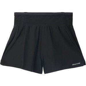 NNormal Womens Race Shorts Hardloopshort (Dames |zwart)