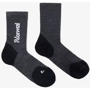 Nnormal - Merino Half Lange Sokken - Compressiesokken - Wit - Duurzaam Materiaal