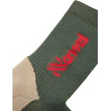 Nnormal - Compressiekousen - Wit - Merino Half Lange Sokken