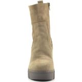 Unisa - KINTON_F23_BS Enkellaarzen - Taupe - Leer