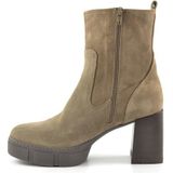 Unisa - KINTON_F23_BS Enkellaarzen - Taupe - Leer