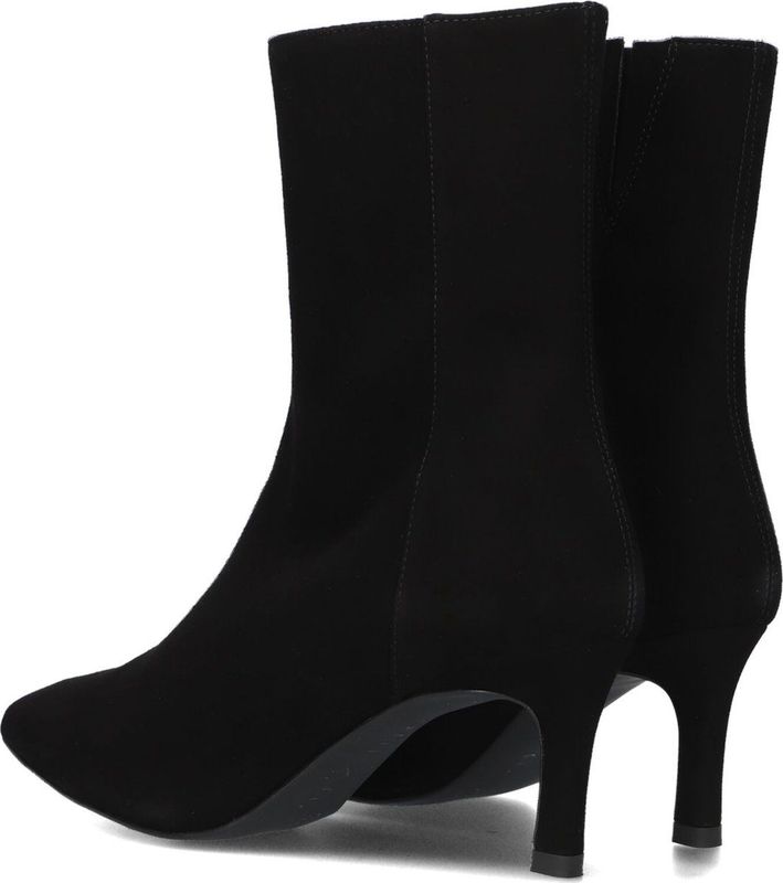 Unisa Loman Enkellaarsjes - Enkelboots met rits - Dames - Zwart