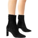 Unisa WADIX KS BLACK dames enkellaarzen gekleed zwart