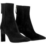 Unisa WADIX KS BLACK dames enkellaarzen gekleed zwart