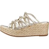 Unisa - Kolber - Muiltjes - Platino - Leer - Sleehak