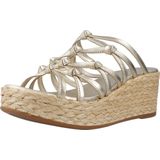 Unisa - Kolber - Muiltjes - Platino - Leer - Sleehak