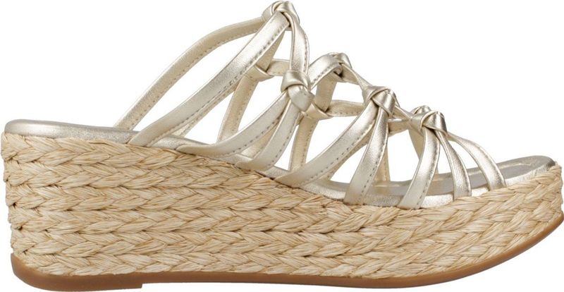 Unisa - Kolber - Muiltjes - Platino - Leer - Sleehak