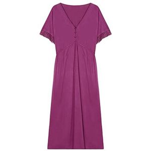 women'secret Midi nachthemd nachthemd dames, Lila.