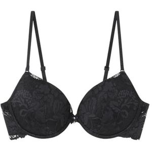 women'secret Beautiful klassieke beha, gevuld, kant, zwart, Zwart, 95B