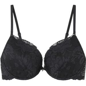 women'secret Beautiful klassieke beha, gevuld, kant, zwart, Zwart, 90C