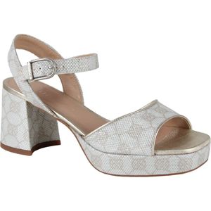 Unisa NEY_24_EVM WHITE dames sandalen gekleed maat 37 metallic