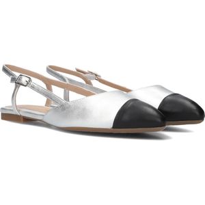 Unisa, Schoenen, Dames, Grijs, 40 EU, Zilveren Slingbacks Asley Stijl