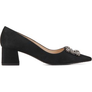 Lodi Dames Pumps / Damesschoenen - Suède - hoogte 5 cm - Chisi - Zwart - Maat 38