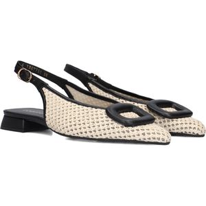 Lodi - Bro 5260 - Slingbacks - Beige - Leer
