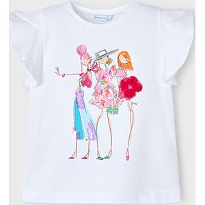 Mayoral meisjes t-shirt - Wit