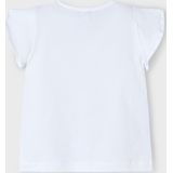 Mayoral - T-shirt - Wit - Katoen - Print en Dessin