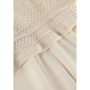 Mayoral Zomer jumpsuit meisjes - bone wit