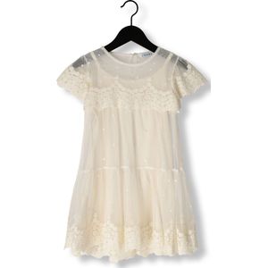 Mayoral - Zomer Jurk - Bone Wit - Tule Embroidery - Meisjes