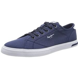 Pepe Jeans Heren Kenton Road M Sneaker, marineblauw, 41 EU