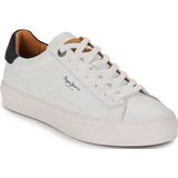 Pepe Jeans Heren Yogi Original 23 Sneaker, Kleur: wit, 46 EU