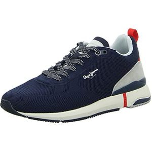 Pepe Jeans London Pro Advance Sneaker voor heren, marineblauw, 42 EU