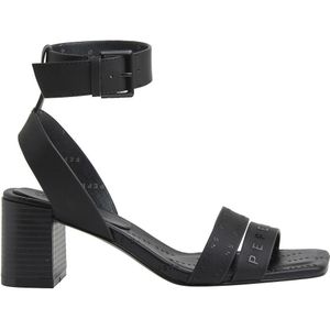 Sandalen met hak Altea PEPE JEANS. Polyurethaan materiaal. Maten 39. Zwart kleur