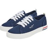 Pepe Jeans - PBS30549 - Sneakers - Marineblauw - Casual - Duurzaam