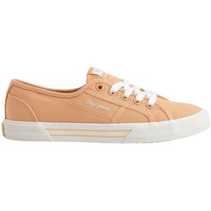 PEPE JEANS - Brady Basic - Sneakers - Oranje - Katoen