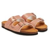 Pepe Jeans - Oban Claic - Sandalen - Plat - Kleur: Zwart - Materiaal: PVC