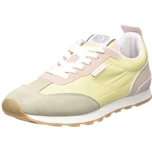 Pepe Jeans Sunny Sneaker voor dames, Lichtgeel, 42 EU