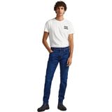 Pepe Jeans - PM206326WN9 - Jean Stanley - Marineblauw - Katoen - Denim