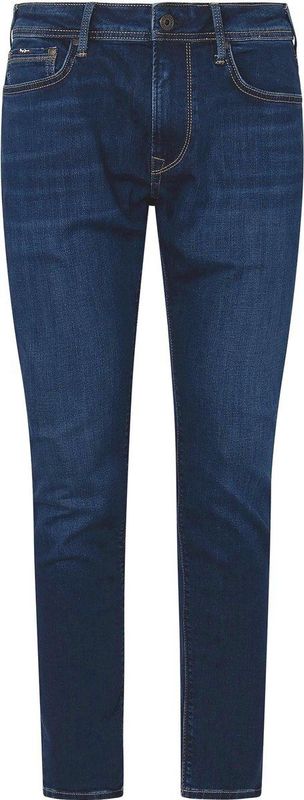 Pepe Jeans - PM206326WN9 - Jean Stanley - Marineblauw - Katoen - Denim