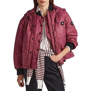 Pepe Jeans Nina blouse voor dames, Rood (geplette bessen), M