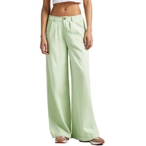 Pepe Jeans - Palazzo Broek - Groen - Lyocell - Casual