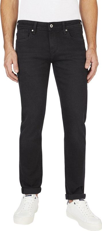 Pepe Jeans Heren Jeans Broeken HATCH slim Fit Zwart Volwassenen