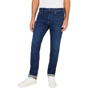Pepe Jeans - PM206326WN9 - Jean Stanley - Marineblauw - Katoen - Denim