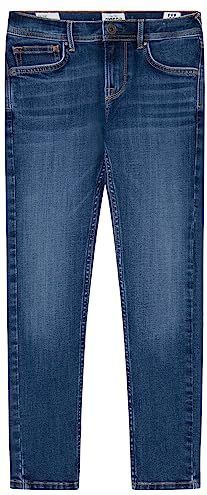 Pepe Jeans - PB201841XV2 - Skinny Jeans - Marineblauw - Casual - Katoen - Denim