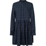 Pepe Jeans - PL953402 - Jurk - Marineblauw - Viscose - Lange Mouwen
