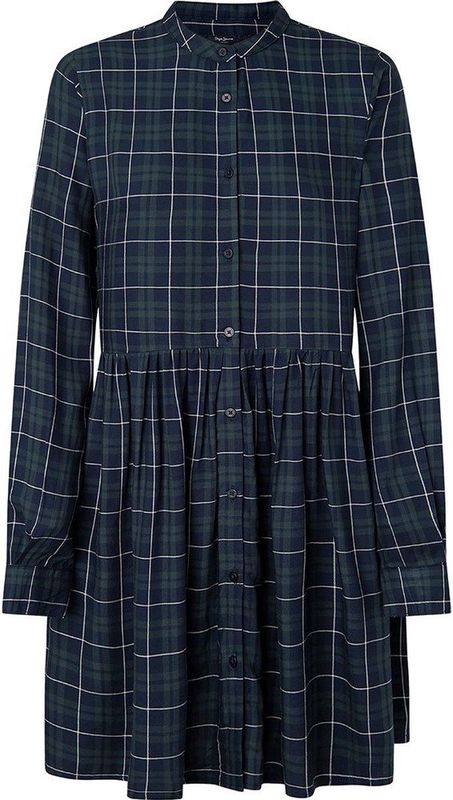 Pepe Jeans - PL953402 - Jurk - Marineblauw - Viscose - Lange Mouwen