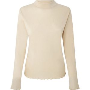 Pepe Jeans Charlene Lange Mouwenshirt Beige M Vrouw