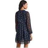 Pepe Jeans - PL953394 - Jurk - Marineblauw - Polyester - Lange Mouwen