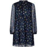 Pepe Jeans - PL953394 - Jurk - Marineblauw - Polyester - Lange Mouwen